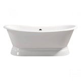 Sussex Cast Iron Double Slipper Pedestal Tub