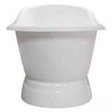Sussex Cast Iron Double Slipper Pedestal Tub