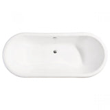 Sussex Cast Iron Double Slipper Pedestal Tub