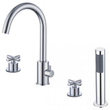 Maidstone - Roman Deck Mount Faucets - Brushed Brass