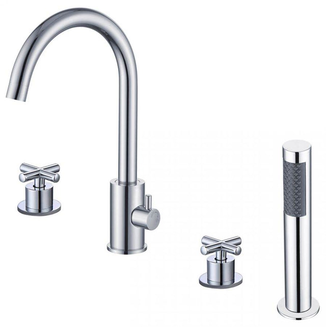 Maidstone - Roman Deck Mount Faucets - Brushed Brass