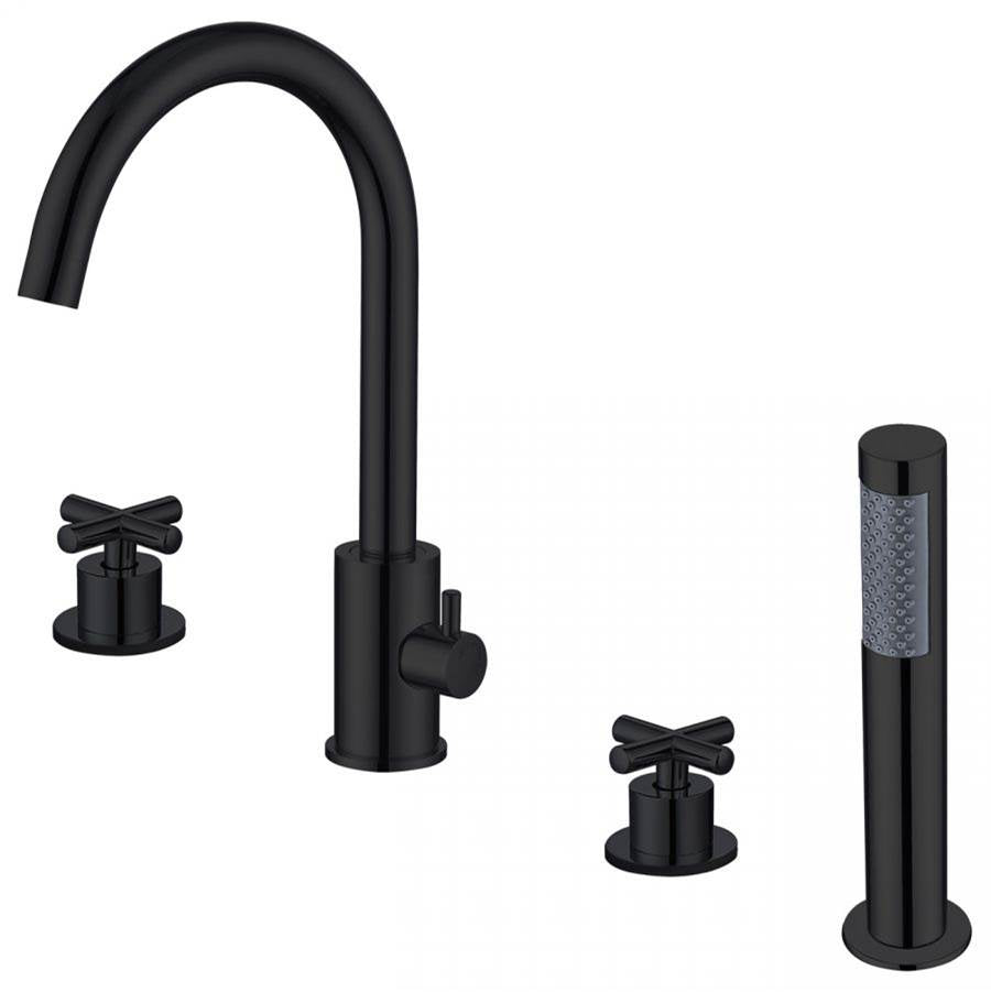 Maidstone - Roman Deck Mount Faucets - Matte Black