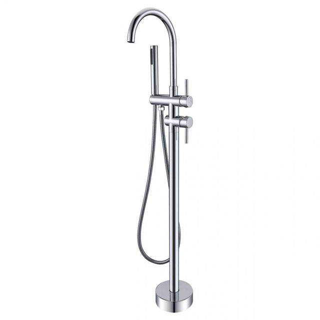 Maidstone - Contemporary Freestanding Faucet - Gooseneck - Matte Black