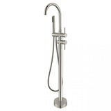 Maidstone - Contemporary Freestanding Faucet - Gooseneck - Brushed Nickel