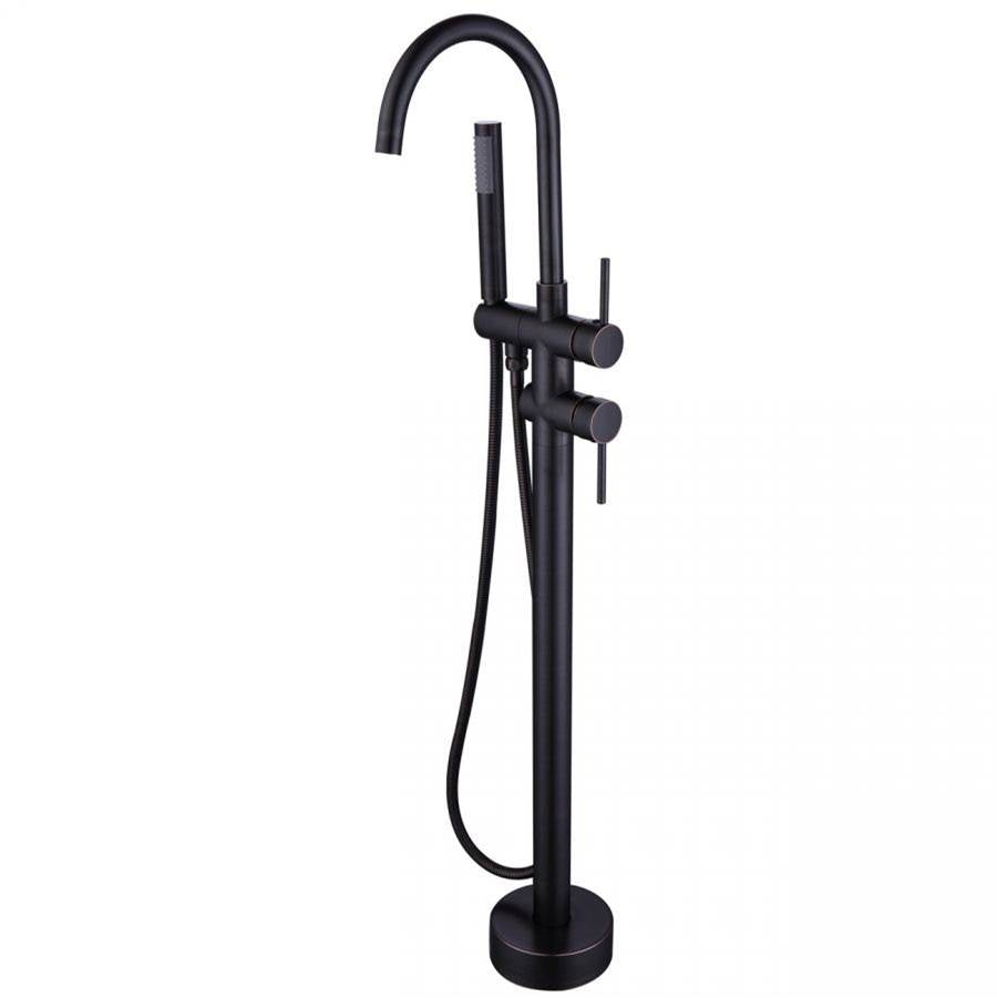 Maidstone - Contemporary Freestanding Faucet - Gooseneck - Oil Rubbed Bronze