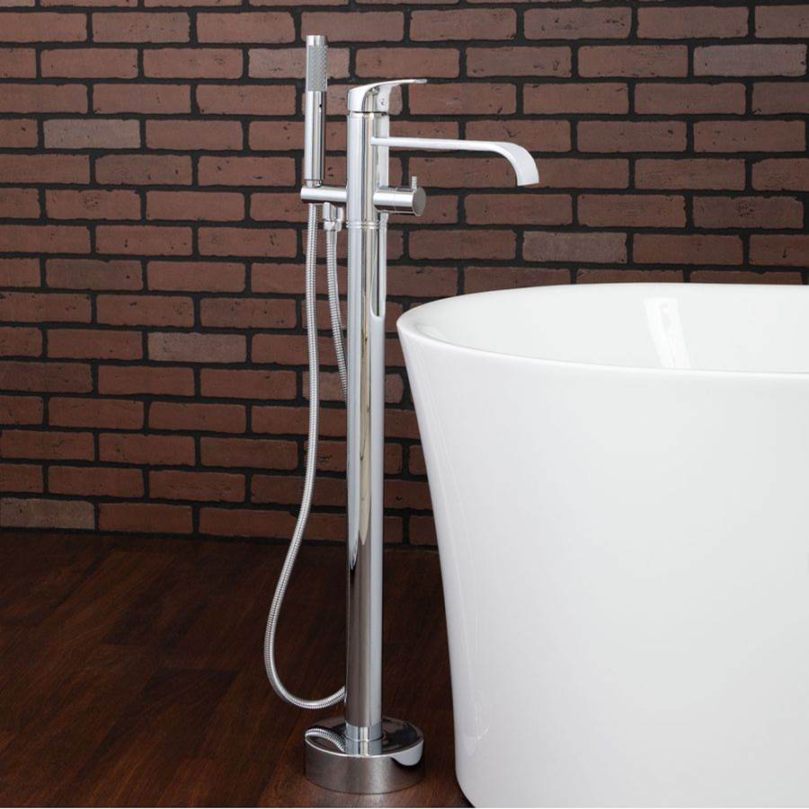 Maidstone - Infinity Freestanding Faucets - Downspout Infinity Freestanding Faucets - Chrome