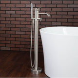 Maidstone - Infinity Freestanding Faucets - Downspout Infinity Freestanding Faucets - Brushed Nickel