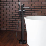 Maidstone - Infinity Freestanding Faucets - Downspout Infinity Freestanding Faucets - Matte Black