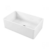Maidstone - 30 Inch Fireclay Farmhouse Sink - White