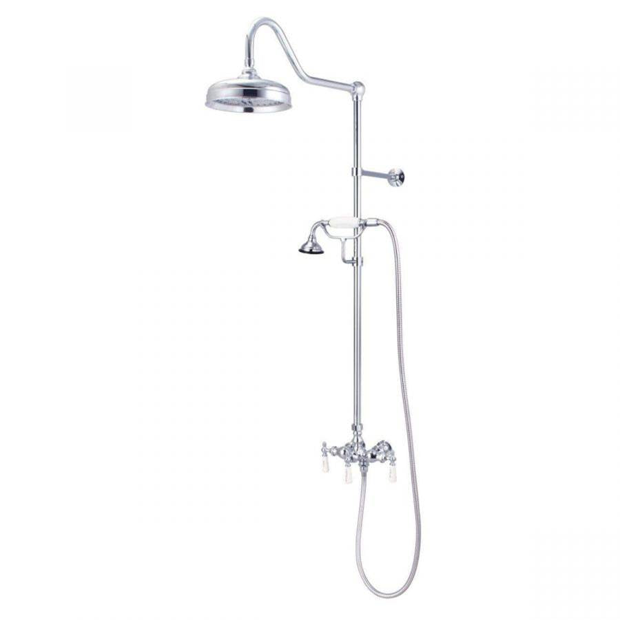 Maidstone - Exposed Bathroom Shower Set with Handshower - Chrome