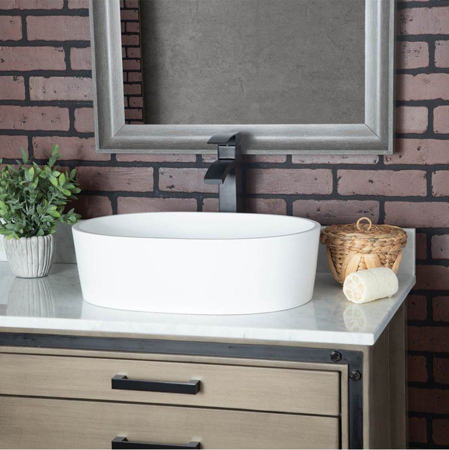 Maidstone - Marseille MINERALCAST Vessel Sink - Matte White