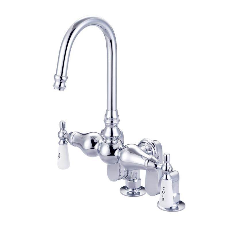 Maidstone - Rim Mount Adjustable Faucet - Gooseneck Spout - Oil Rubbed Bronze