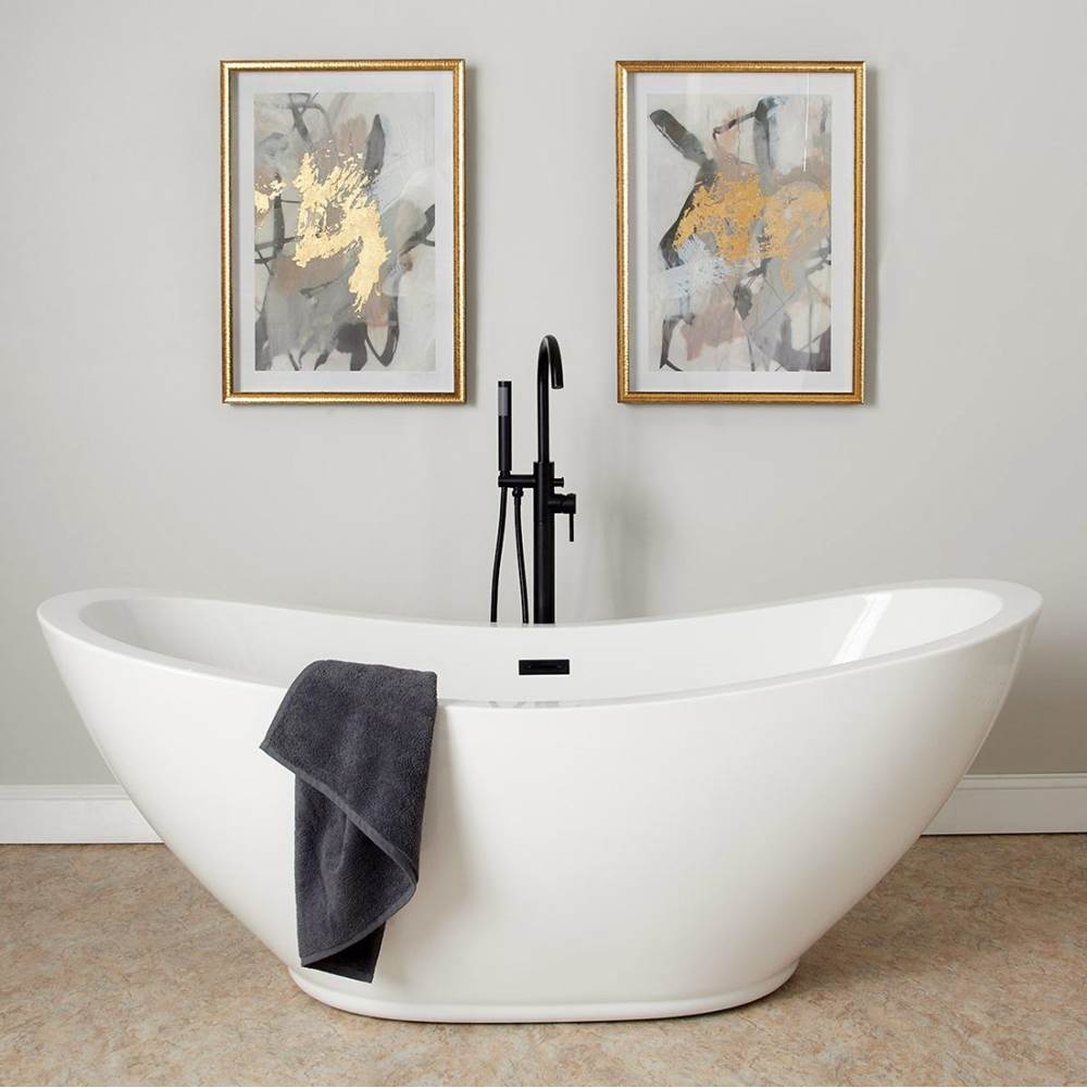 Maidstone - Placid Acrylic Contemporary Tub - Oil Rubbed Bronze
