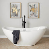 Maidstone - Placid Acrylic Contemporary Tub - Oil Rubbed Bronze