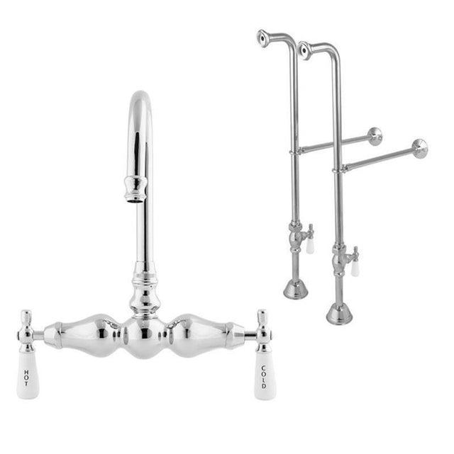 Maidstone - Freestanding Faucet - Gooseneck Spout - Oil Rubbed Bronze