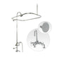 Maidstone - Deck Mount Shower Kit with Gooseneck Faucet Shower Enclosure Set - Oil Rubbed Bronze