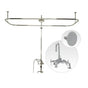 Maidstone - Side Deck Mount Shower Kit with Gooseneck Faucet Shower Enclosure Set - Oil Rubbed Bronze