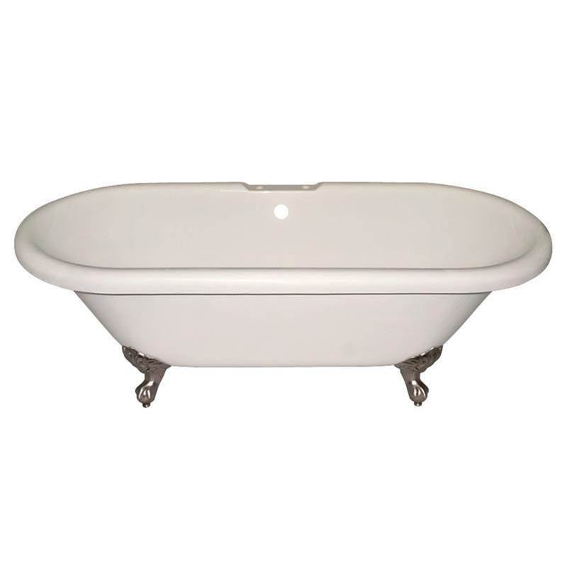Maidstone - Kris Acrylic Double Ended Clawfoot Tub - Oil Rubbed Bronze