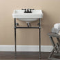 Maidstone - 22'' Cast Iron Low Back Sink - White