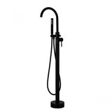 Maidstone - Contemporary Freestanding Faucet - Gooseneck - Matte Black