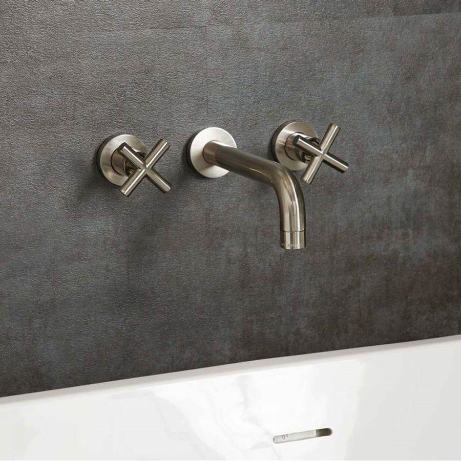 Maidstone - Wall Mout Tub Faucet - Downspout - Oil Rubbed Bronze