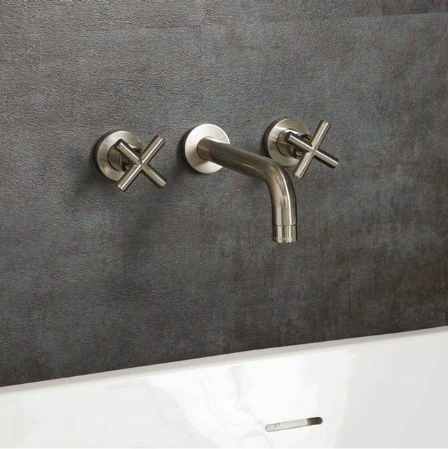 Maidstone - Wall Mout Tub Faucet - Downspout - Oil Rubbed Bronze