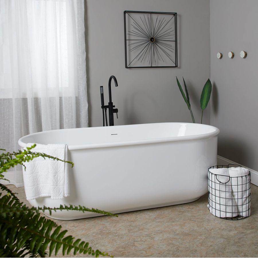 Maidstone - Janine Acrylic Double Ended Tub - Matte Black