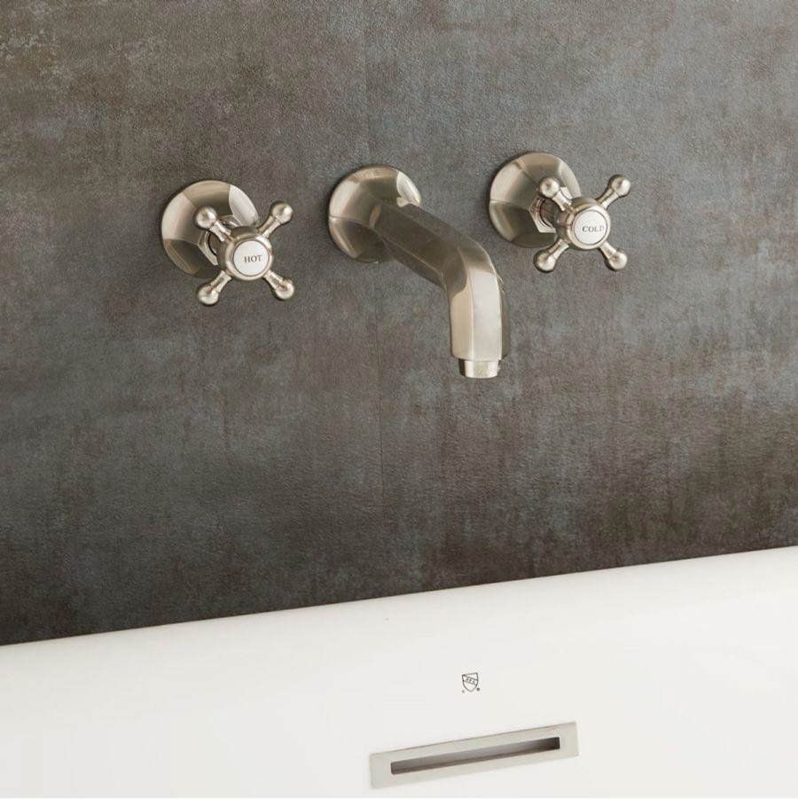 Maidstone - Wall Mout Tub Faucet - Downspout - Oil Rubbed Bronze