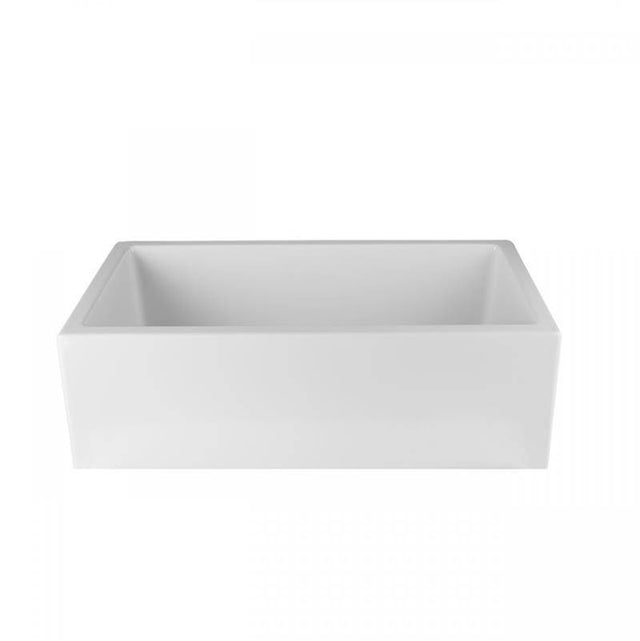 Maidstone - 33'' x 18'' Reversible Fireclay Farmhouse Sink - White