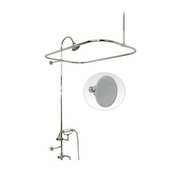 Maidstone - Clawfoot Tub Side Mount Shower Conversion Kit Shower Enclosure Kit - Oil Rubbed Bronze