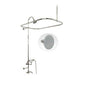 Maidstone - Clawfoot Tub Side Mount Shower Conversion Kit Shower Enclosure Kit - Oil Rubbed Bronze