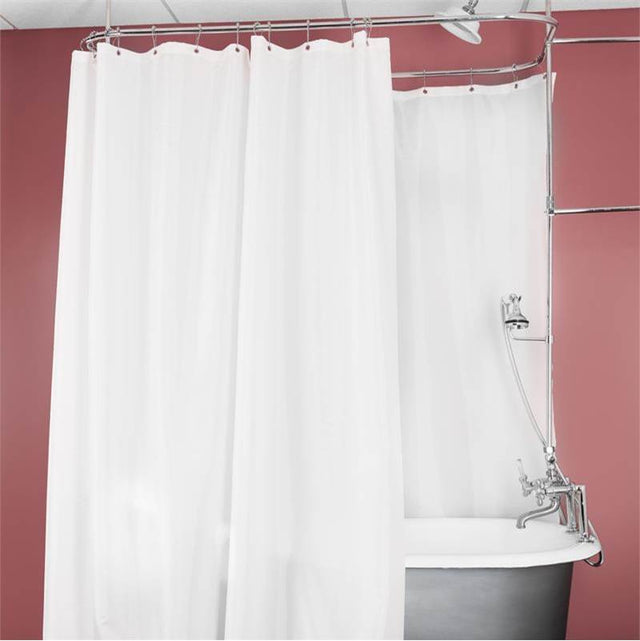 Maidstone - Weighted Tub Shower Curtain - White