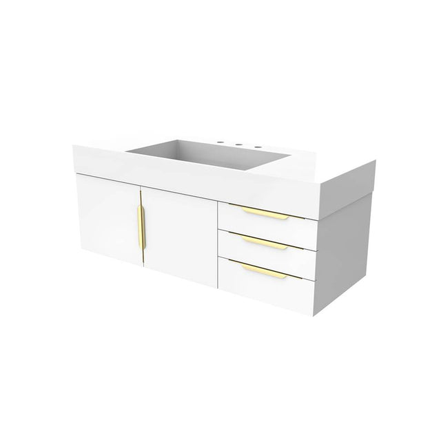 Maidstone - Exton Vanity - White
