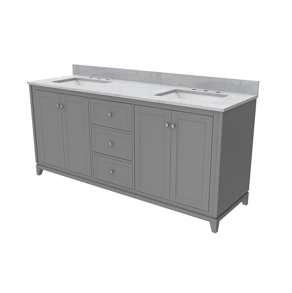 Maidstone - Placid Vanity - White