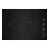 Maytag - 30'' Ceramic Glass, 4 Elements With Integrated Grill/Griddle, 10/6'' Dual, 2-8''Bridge, 1-6'', Die Cast Metal Knob Controls - Heritage Black