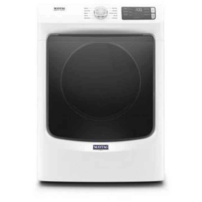 Maytag - 7.4 Cu. Ft., 10 Cycles, 4 Options, 4 Temperatures, Extra Power Button, Wrinkle Prevent, Mct - White
