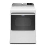 Maytag - 7.4 Cuft Elec Dryer W/Hamper - White