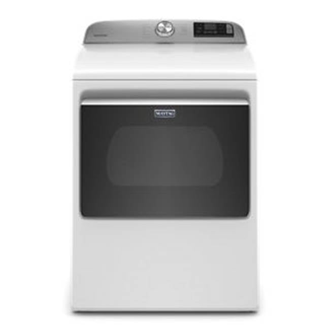 Maytag - 7.4 Cuft Elec Dryer W/Hamper - White