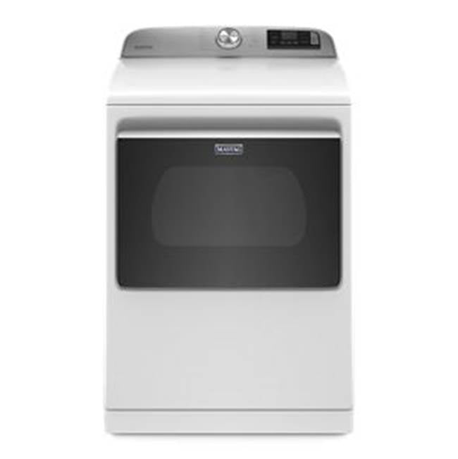 Maytag - 7.4 Cuft Electric Dryer W/Hamper - White