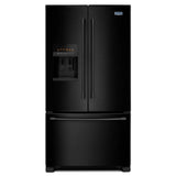 Maytag - 36- Inch Wide French Door Refrigerator with PowerCold Feature - 25 Cu. Ft. - Black
