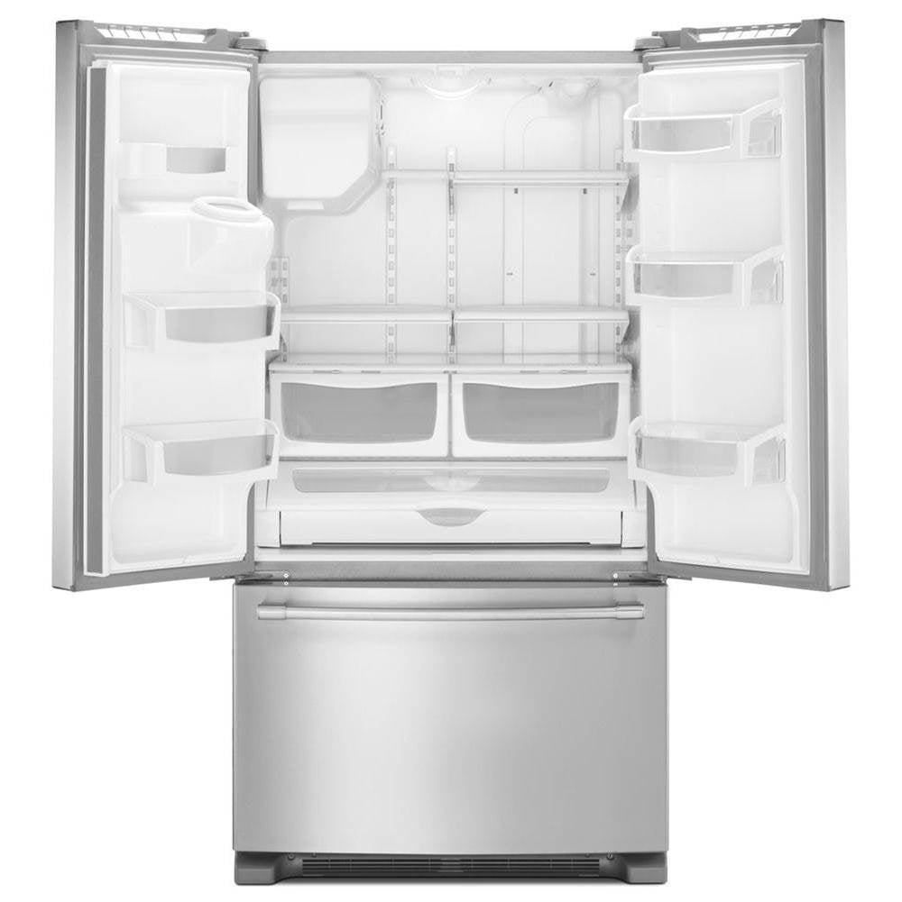 36- Inch Wide French Door Refrigerator with PowerCold Feature - 25 Cu. Ft.