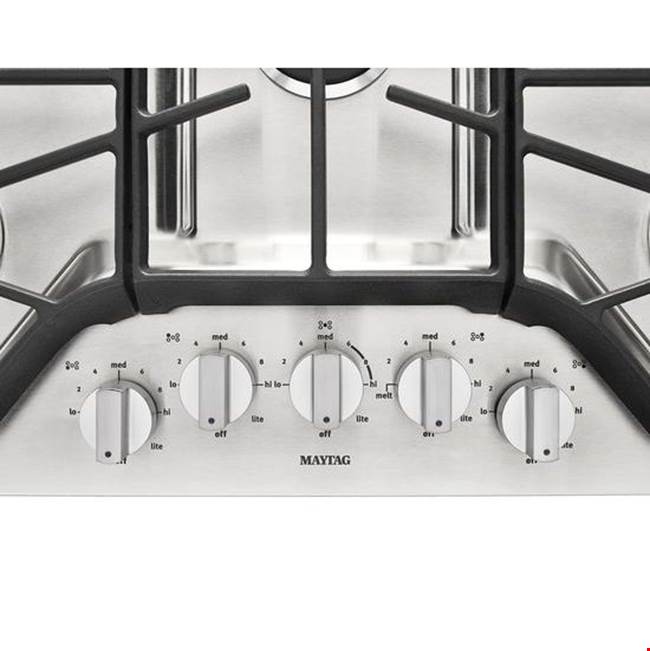 36-inch Wide Gas Cooktop with Power? Burner