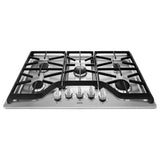 Maytag - 36-inch Wide Gas Cooktop with DuraGuard? Protective Finish - Stainless Steel