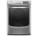 Maytag - 7.4 Cu. Ft., 14 Cycles, 7 Options, 5 Temperatures, Wifi, Stainless Drum, Extra Power Button, Steam, Static Reduce, Drum Light, Mct - Metallic Slate