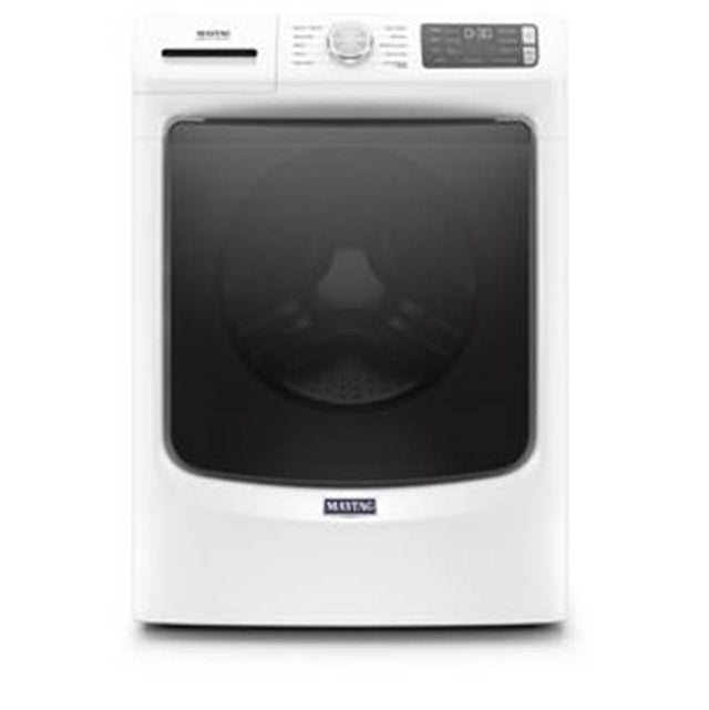 Maytag - 4.5 Cu. Ft., 10 Cycles, 7 Options, 4 Temperatures, 1200 Rpm, Heater, Steam, Extra Power Button, Mct - White