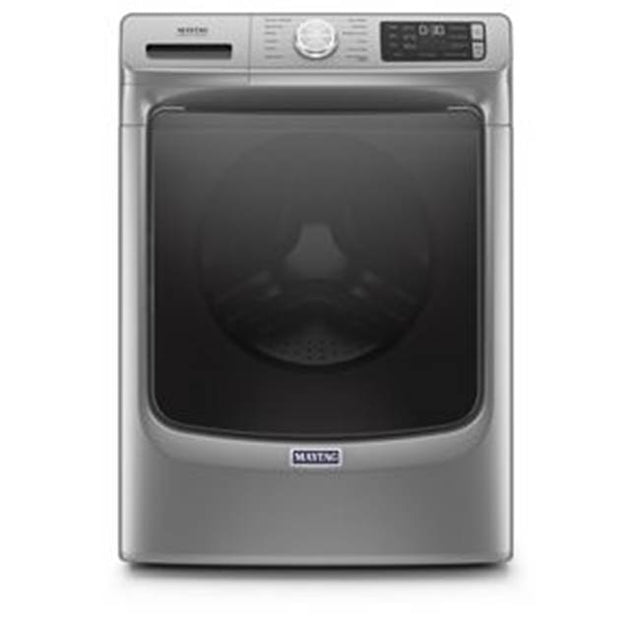 Maytag - 4.8 Cu. Ft., 12 Cycles, 7 Options, 4 Temperatures, 1200 Rpm, Heater, Steam, 16 Hr. Fresh Hold, Extra Power Button, Mct - Metallic Slate
