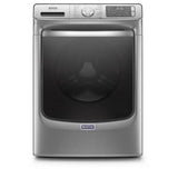 Maytag - 5.0 Cu. Ft., 14 Cycles, 13 Options, 5 Temperatures, 1200 Rpm, Heater, Steam, 24 Hr. Fresh HoldÃ¢, Extra Power Button, Optimal Dose Dispense - Metallic Slate