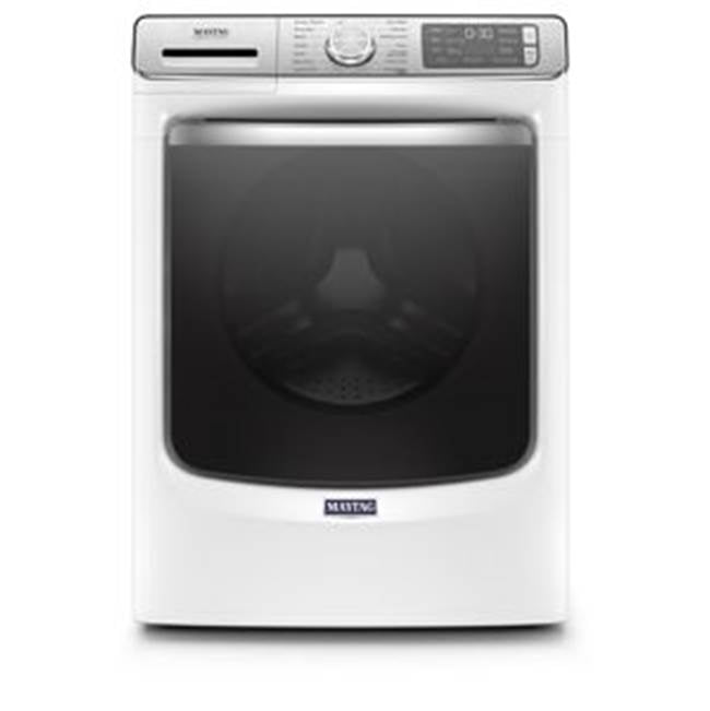 Maytag - 5.0 Cu. Ft., 14 Cycles, 13 Options, 5 Temperatures, 1200 Rpm, Heater, Steam, 24 Hr. Fresh HoldÃ¢, Extra Power Button, Optimal Dose Dispense - White