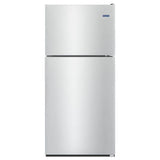 Maytag - 30-Inch Wide Top Freezer Refrigerator with PowerCold Feature- 18 Cu. Ft. - Fingerprint Resistant Stainless Steel