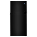 Maytag - 33-Inch Wide Top Freezer Refrigerator with PowerCold Feature- 21 Cu. Ft. - Black